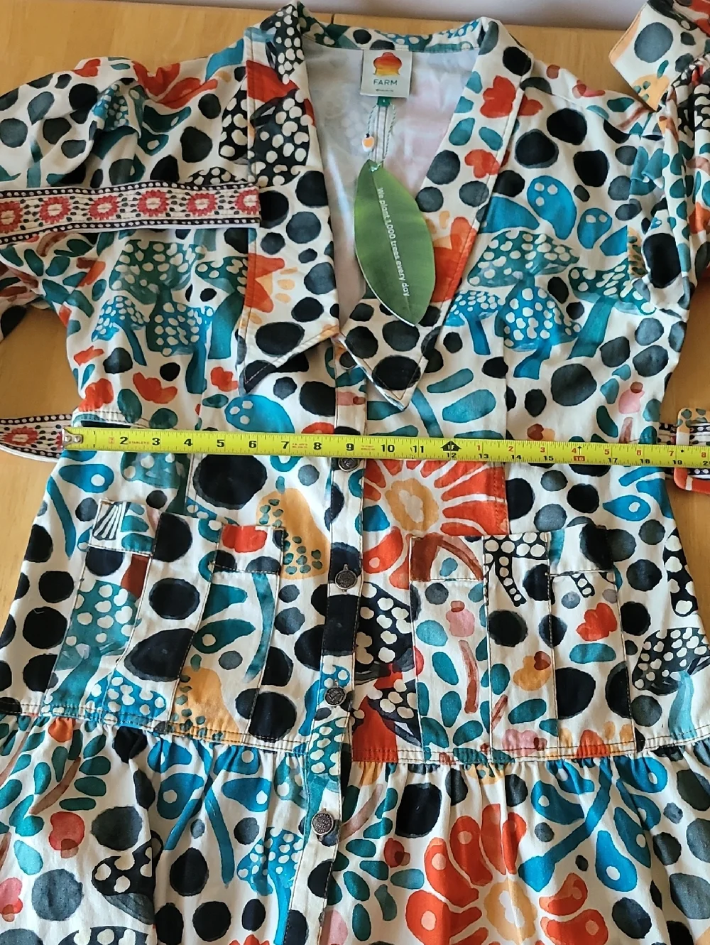 Farm Rio Mushroom Forest Canvas Dress - Picture 14 of 16